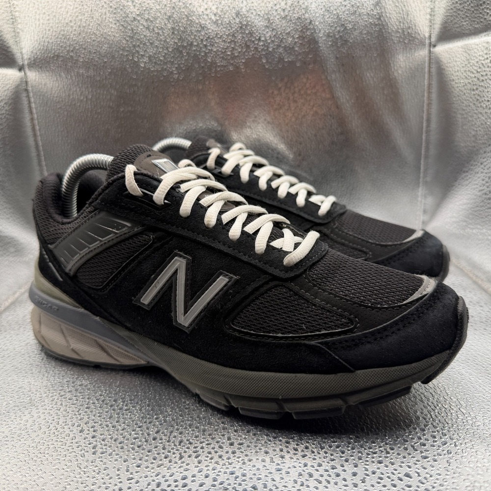 Size 8.5 New Balance 990v5‎ Made In USA Black Womens Running Shoes W990BK5